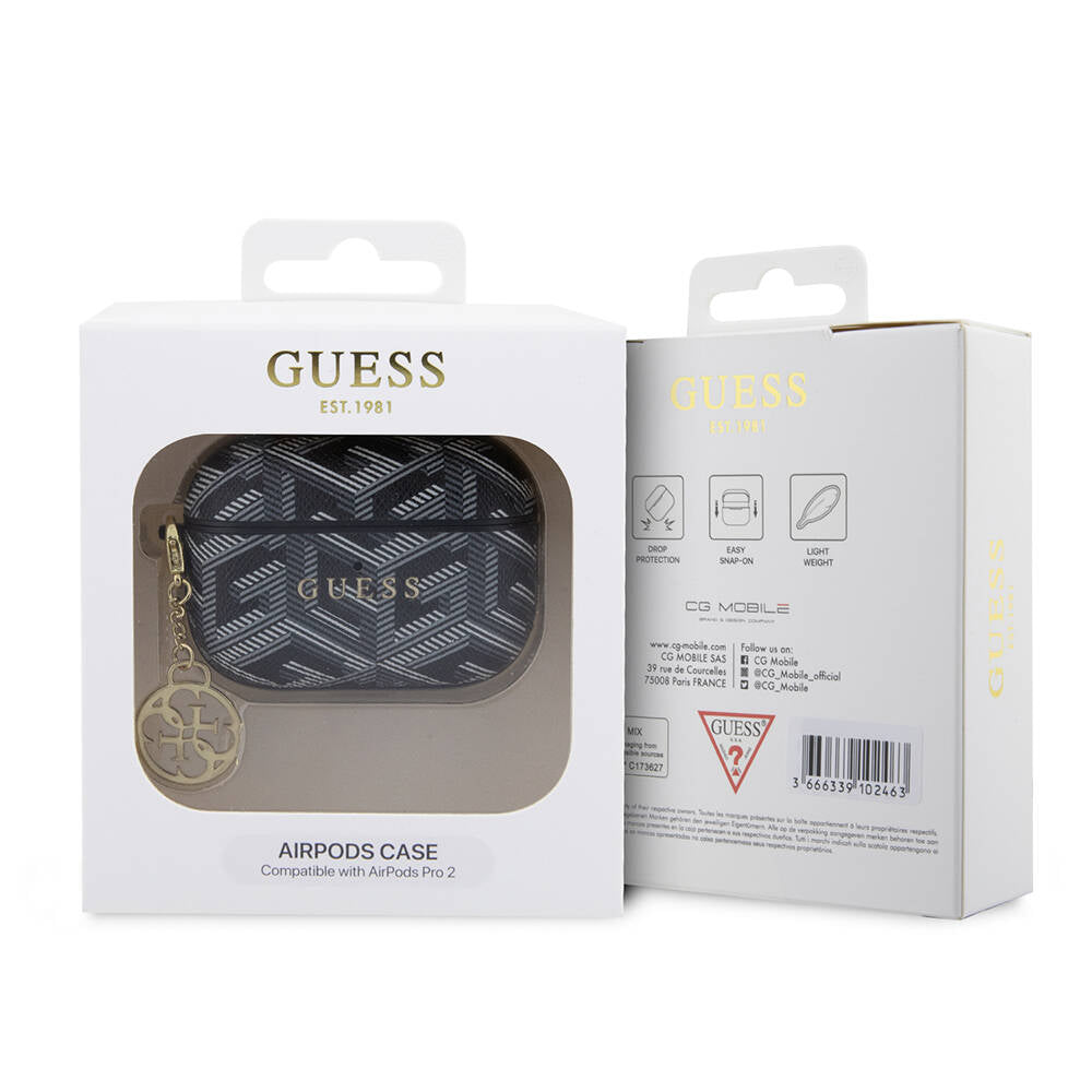 Guess Airpods Pro 2 Orjinal Lisanslı G Cube Desenli 4G Süs Zincirli Kılıf Guess Airpods Pro 2 Orjinal Lisanslı G Cube Desenli 4G Süs Zincirli Kılıf